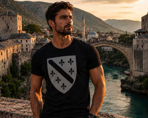 BOSNIA FLAG SHIRT