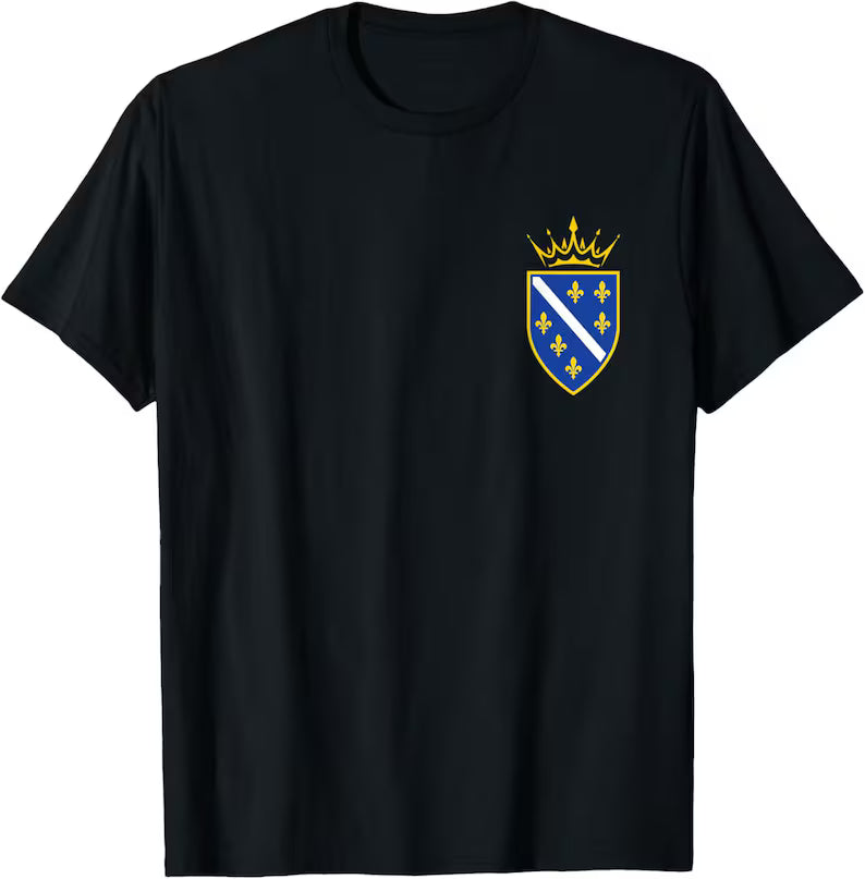 BOSNIA FLAG WITH CROWN SHIRT