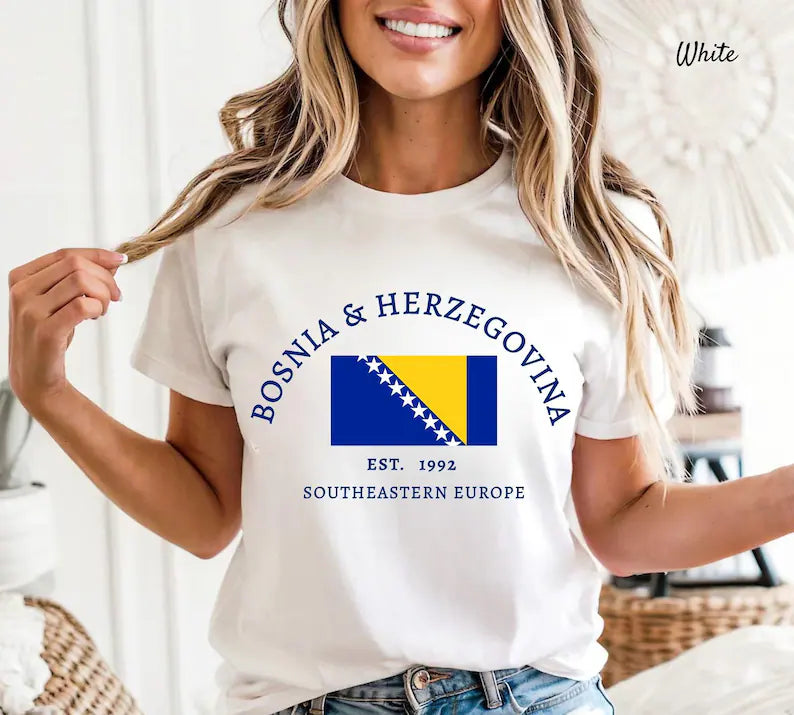 Bosnia & Herzegovina flag Shirt