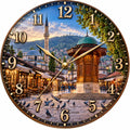 Sarajevo Old City Acrylic Clock
